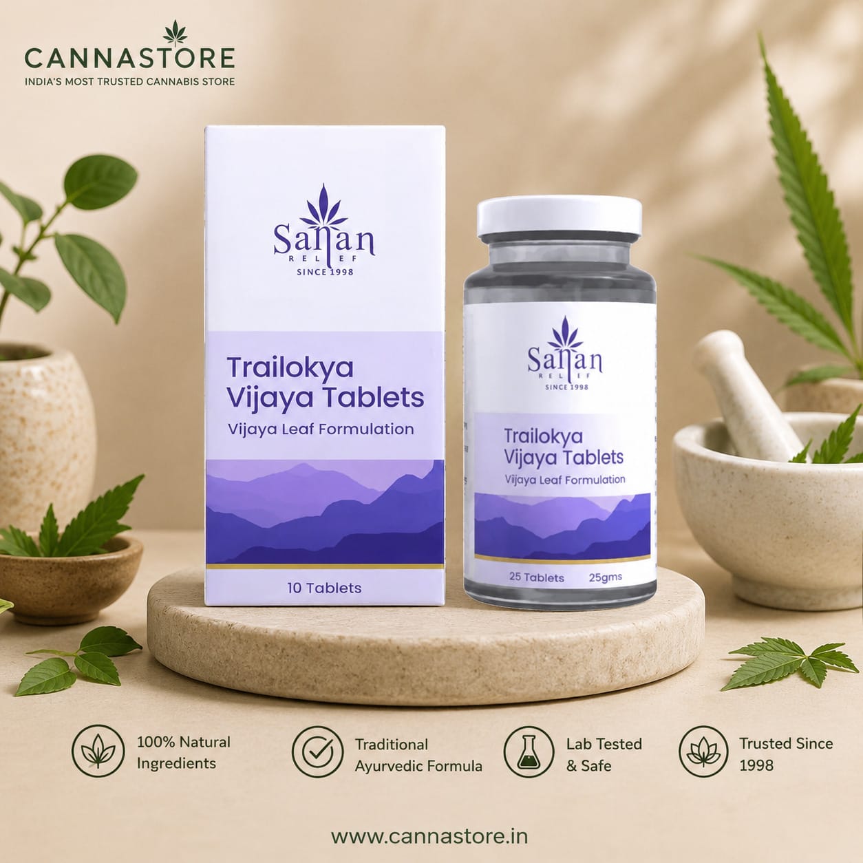ChatGPT Image Jun 22, 2026, 01_08_35 PM Trailokya Vijaya Vati Tablet 500mg- Sanan Relief - Image 1
