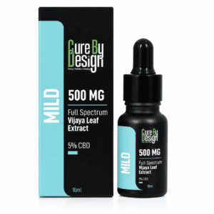 Cure By Design - Full-Spectrum Vijaya Leaf Extract, 5% CBD, 500MG (Mild)